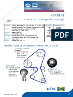 Préconisations de Montage/démontage: Cinématique de La Distribution Du Kit Kd459.42