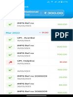 3month Bank Statement