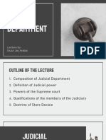 Judicial Departmrent