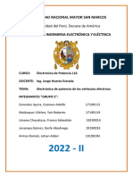 Electrónica de Potencia de Los Vehículos Eléctricos