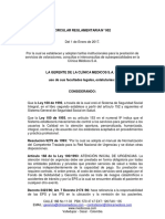 Circular Reglamentaria N002 - 2018 Subespecialidades