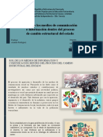 Rol de Los Medios de Comunicación e Información Dentro Del Proceso de Cambio Estructural Del Estado