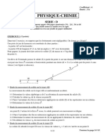 Physique-Chimie: Serie: D