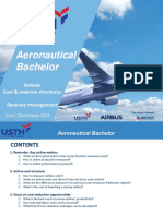 Aeronautical Bachelor: Airlines Cost & Revenue Structures Revenue Management