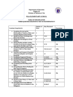 Diagnostic Test - Mathematics 5 - Q3 Wtos