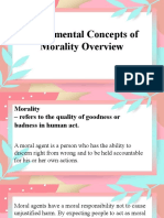 Fundamental Concepts of Morality Overview