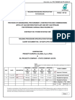 Welding Procedure Specification For Mainline