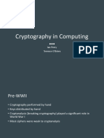 Cryptography in Computing: Ian Perry Terence O'Brien