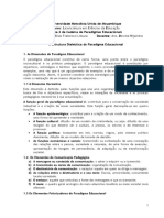 Ficha NR 2 - Paradigmas Educacionais