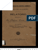 Relatório - Serviço Do Algodão 1920