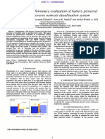 Experimental Performance Evaluation of Battery Powered