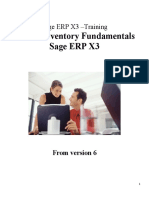 IN101: Inventory Fundamentals Sage ERP X3