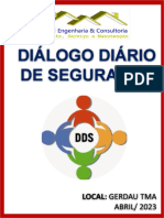 Diálogo Diário de Segurança: Local: Gerdau Tma