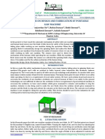 Research Paper On Design and Fabrication of Portable Saw Machine