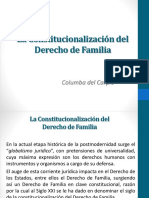 La Constitucionalización Del Derecho de Familia