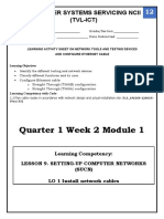 Quarter 1 Week 2 Module 1: Computer Systems Servicing Ncii (TVL-ICT)