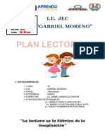 Plan Lector 2021: I.E. Jec "Gabriel Moreno"