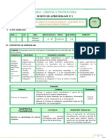 1° SESIÓN DE APRENDIZAJE SESIÓN2-SEM.1-EXP.1-CyT