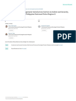 A 2022 Community Engagement Satisfaction Survey On Safety and Security, Respect and Trust in The Philippine National Police Region X