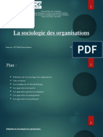 La Sociologie Des Organisations