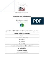 Mémoire de Stage de Fin D'etudes: Master Sciences Et Techniques Et