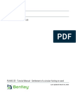 PLAXIS - 2D - CEV21 - Tutorial - 01 - Settlement of A Circular Footing On Sand