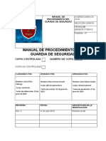 Manual de Procedimiento Del Guardia de Seguridad