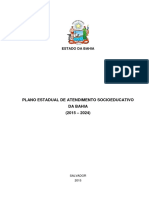 Plano Estadual de Atendimento Socioeducativo Da Bahia (2015 - 2024)