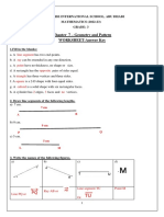 Grade 3 Geometry Worksheet Answer Key