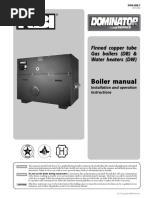 Boiler Manual: Finned Copper Tube Gas Boilers (DB) & Water Heaters (DW)