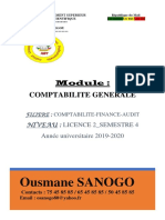 Ousmane SANOGO: Comptabilite Generale