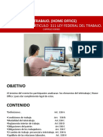 Teletrabajo. (Home Office) : Modificacion Al Articulo 311 Ley Federal Del Trabajo