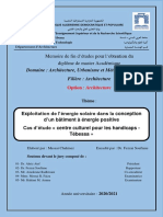 Memoire de Fin D'études Pour L'obtention Du Diplôme de Master Académique