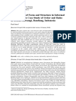 The Shaping of Form and Structure in Informal Settlements A Case Study of Order and Rules in Lebak Siliwangi, Bandung, Indonesia