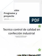 Presentación Programa y Proyecto