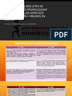 Análisis de Las Dos Leyes de Hidrocarburos Promulgadas