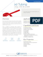 PTFE, FEP and ETFE Convoluted Tubing