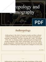 Anthropology and Demography