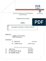 Intitulé:: Conception D'une Pince À Capteur Ultrason