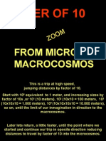 Power of 10: From Micro To Macrocosmos