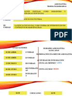 Asignatura Modelos Socioeducativos