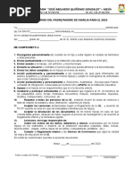 Carta de Compromiso Del Padre