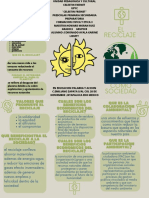 Tríptico Medio Ambiente en La Sociedad