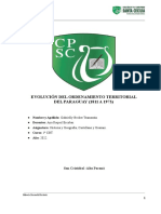 Evolución Del Ordenamiento Territorial Del Paraguay (1811 A 1973)