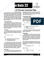 DD - 22 Floatation of Circular Pipe