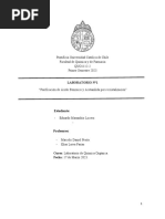 Informe N°1 Laboratorio Química Orgánica