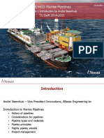 1-1-01 OE4652 Marine Pipelines - Introduction 2014-2015