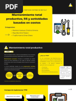 Mantenimiento Total Productivo, 5S y Actividades Basadas en Costos