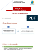 Réseaux Informatiques: Filière: Génie Informatique, Semestre 4