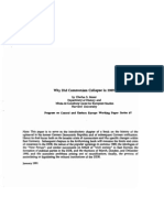 Why Did Communism Collapse in 1989? (PCEE 7, 1991) Charles S. Maier.